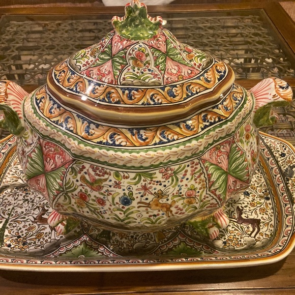 Authentic Handmade Signed Portuguese Ceramics